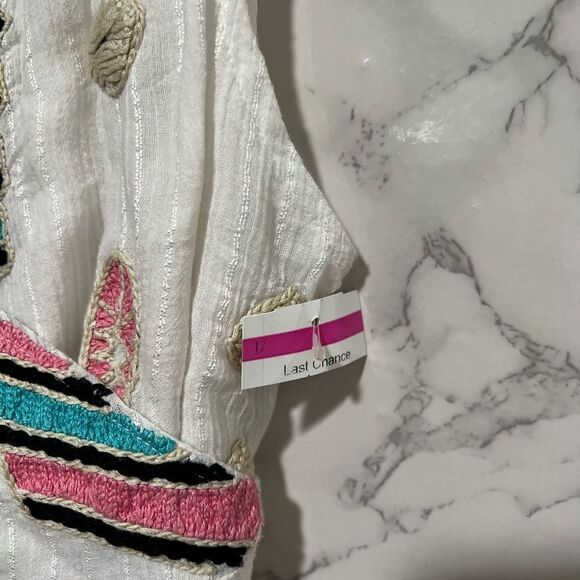 AREA STARS Mayan Embroidered Wrap Dress - Picture 6 of 12